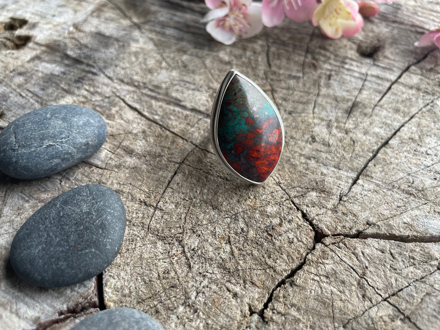 Sonora Sunrise Chrysocolla Statement Ring