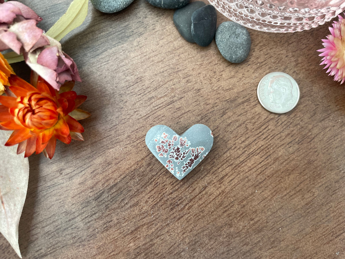 Sonoran Dendritic Rhyolite | Love Note Collection Heart