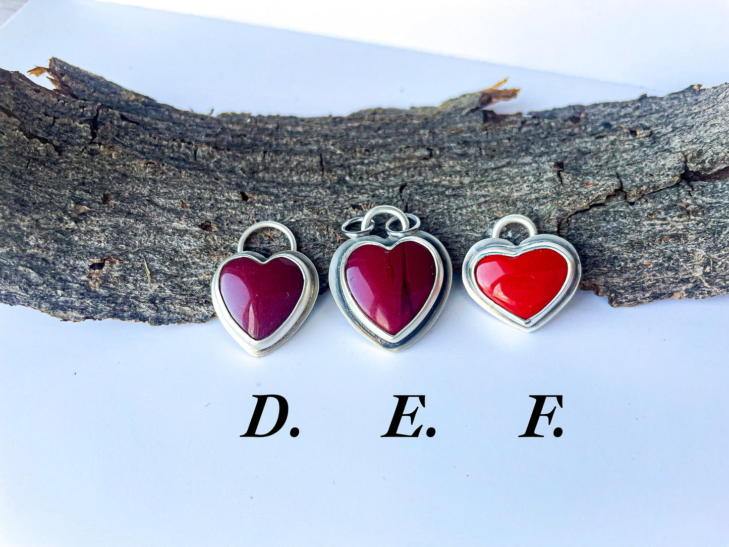 Rosarita Mini Heart Charm Necklace, Rosarita Conversation Hearts
