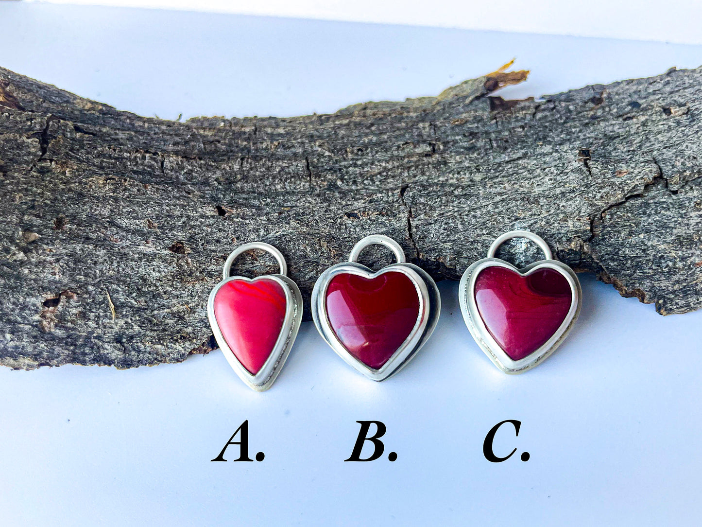 Rosarita Mini Heart Charm Necklace, Rosarita Conversation Hearts