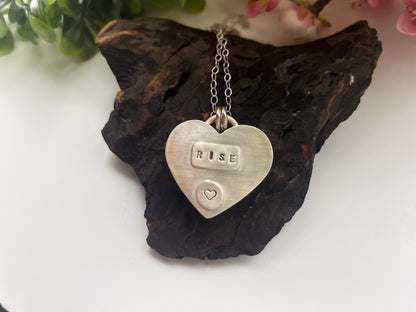 Sonora Sunrise| Love Note Collection Hearts Pendant Necklace RISE
