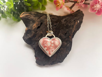 Galaxy Rhyolite| Love Note Collection Hearts Pendant Necklace EMBRACE