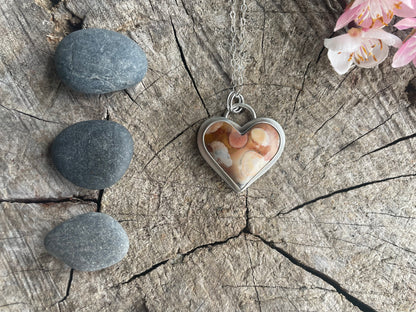 Deerfawn Jasper | Love Note Collection Heart Pendant Necklace KIND