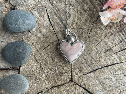 Windy Mountain Jasper | Love Note Collection Heart Pendant Necklace DREAM