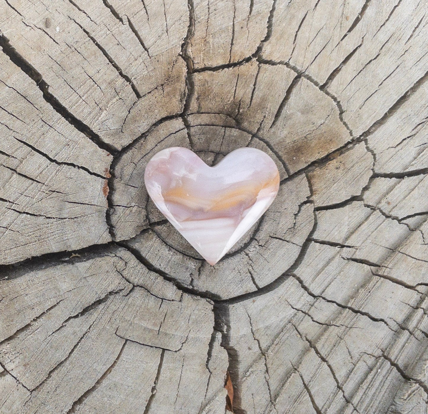 Windy Mountain Jasper| Love Note Collection Heart Pendant Necklace SHINE