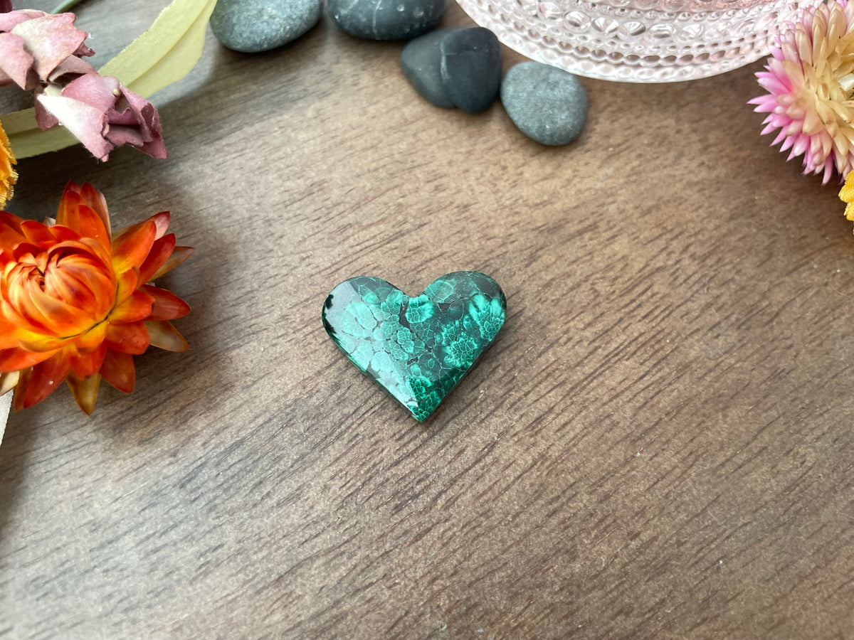 Malachite | Love Note Collection Heart