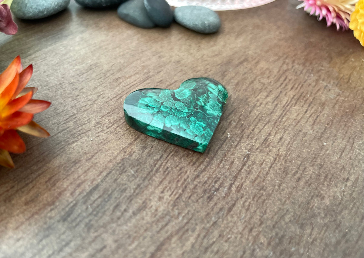 Malachite | Love Note Collection Heart