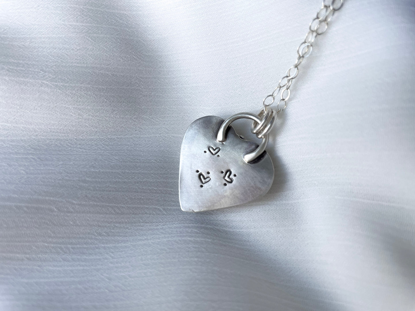 Windy Mountain Jasper | Heart Stone Pendant Necklace