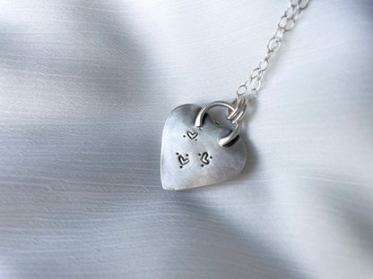 Windy Mountain Jasper | Heart Stone Pendant Necklace