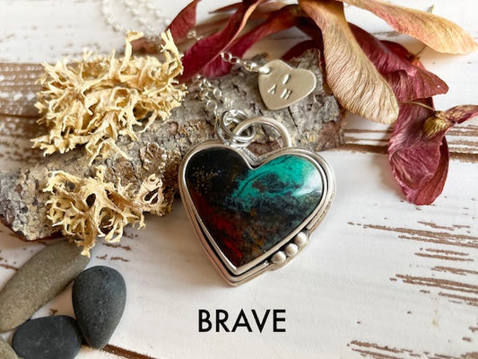 Love Note Heart Collections, I AM Series: BRAVE Sonora Sunrise