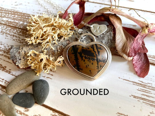 Love Note Heart Collections, I AM Series: GROUNDED Paint Stone