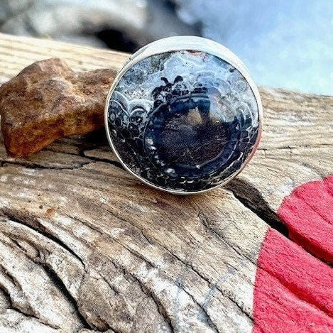 Galaxy Rhyolite Ring, Statement Ring