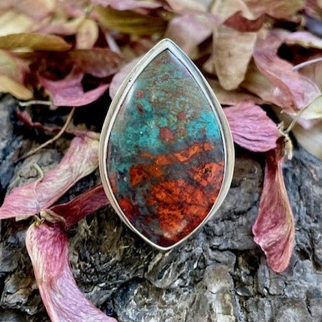 Sonora Sunrise Chrysocolla Statement Ring