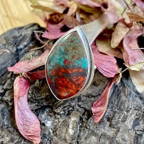 Sonora Sunrise Chrysocolla Statement Ring