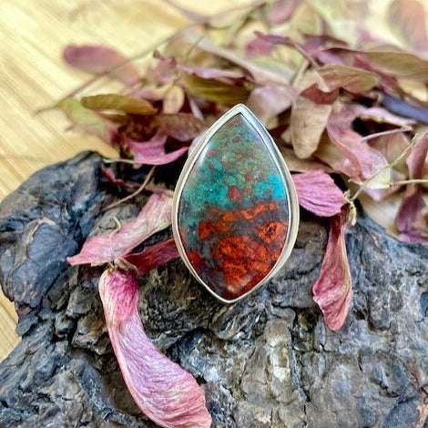 Sonora Sunrise Chrysocolla Statement Ring