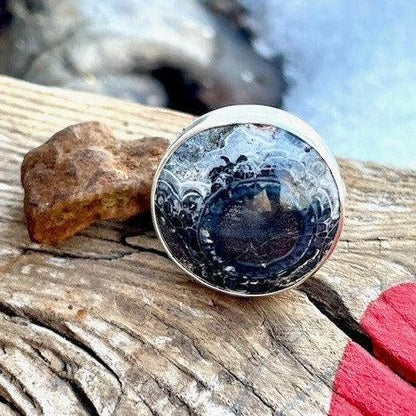 Galaxy Rhyolite Ring, Statement Ring