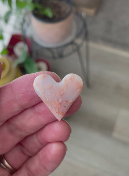 Cotton Candy Agate | Love Note Collection Heart